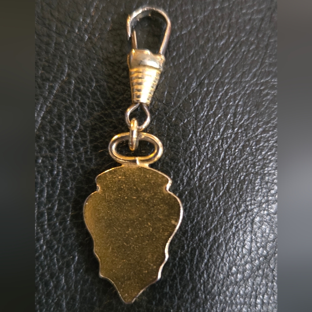 Gucci VINTAGE RARE Gold clip zipper pull charm 2" - Picture 5 of 7
